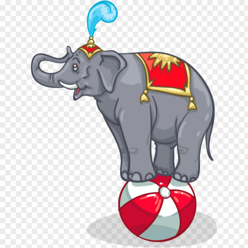 Circus African Elephant Indian Clown PNG