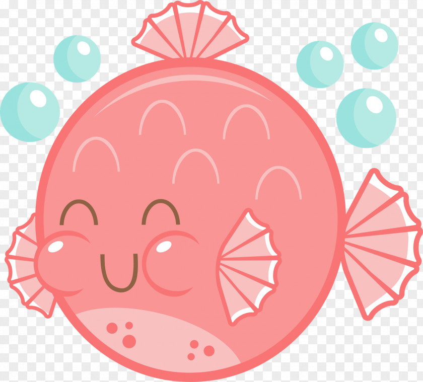 Jellyfish Pufferfish Cuteness Clip Art PNG