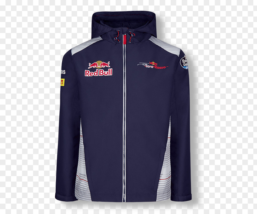 Rain Gear Hoodie Scuderia Toro Rosso Red Bull Racing 2017 Formula One World Championship Polar Fleece PNG