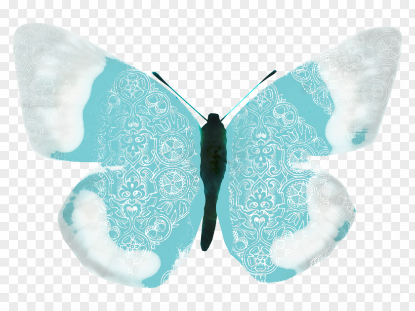 Blue Butterfly Clip Rose White Pink PNG