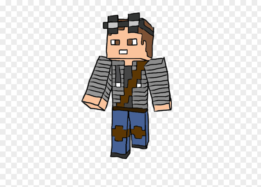 Cartoon Scientist Minecraft Drawing Fan Art PNG