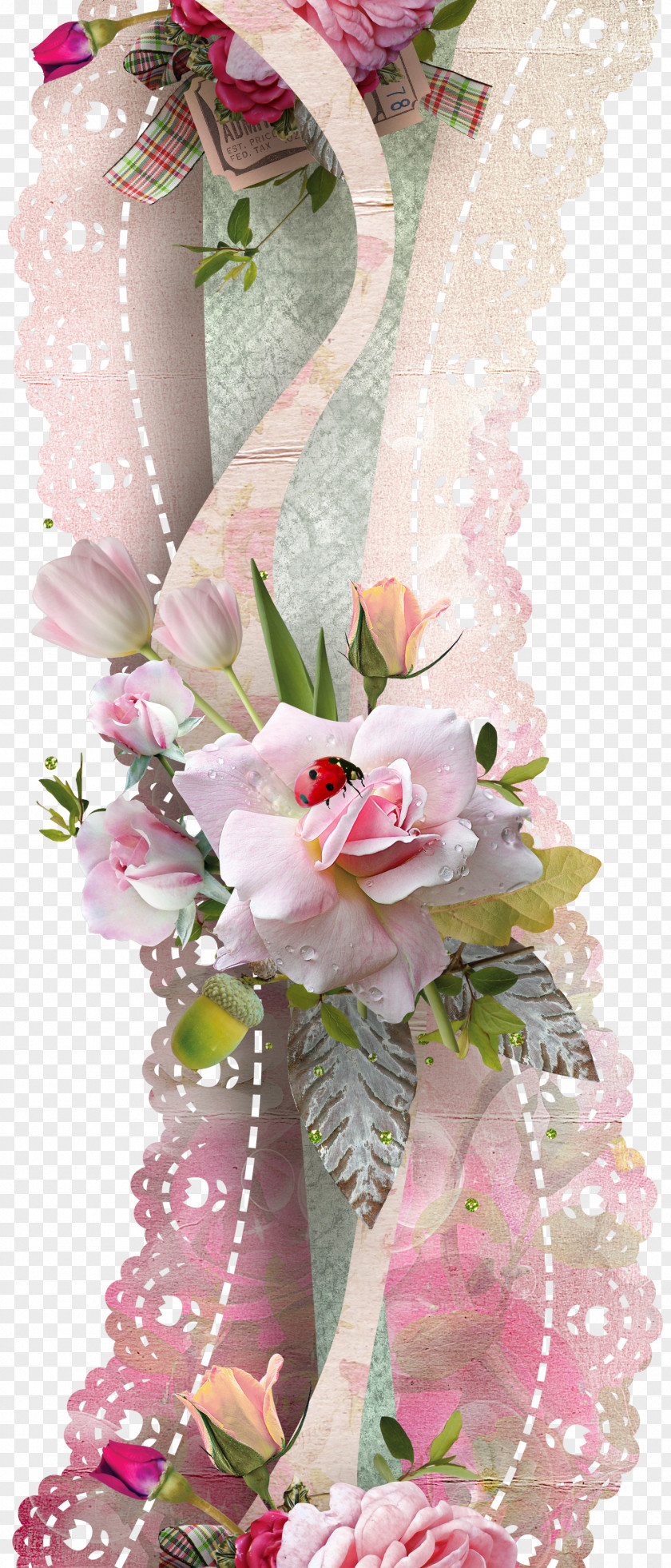 Flower Floral Design Birthday GIF PNG