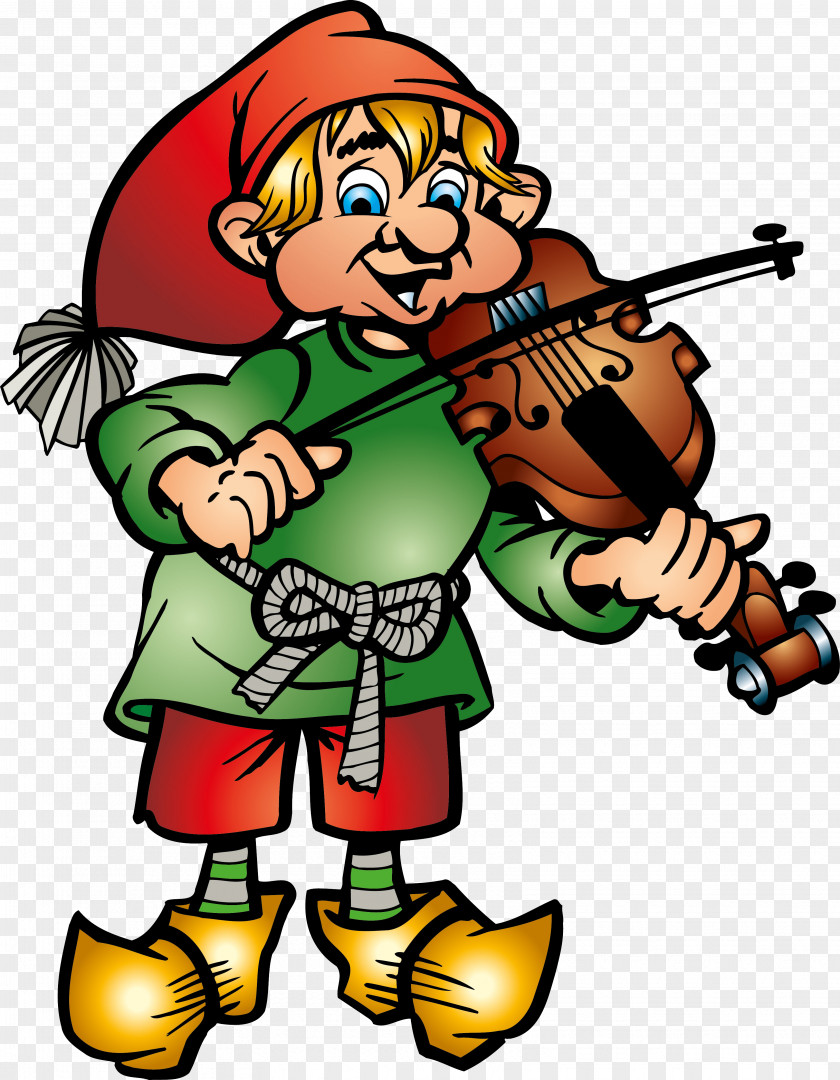 Gnome Violin Musician Cello PNG