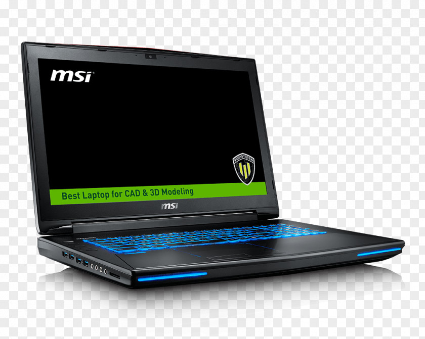 Laptop MSI Xeon Workstation Skylake PNG