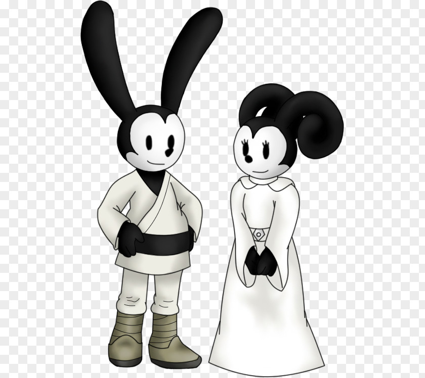 Oswald The Lucky Rabbit Star Wars Mickey Mouse Death May Force Be With You PNG