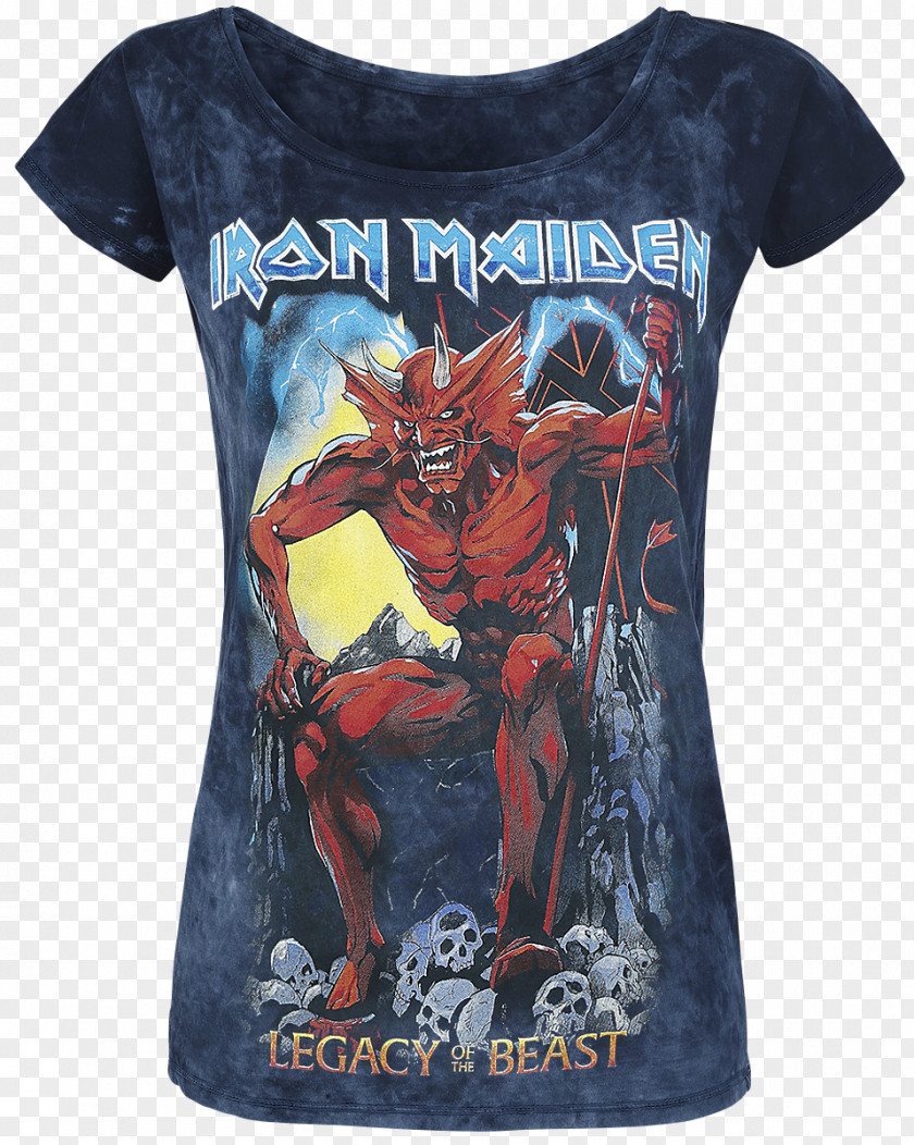 T-shirt Legacy Of The Beast World Tour Iron Maiden: PNG