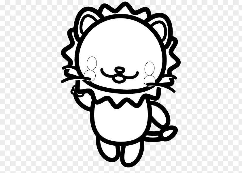 Bear Black And White Lion Clip Art PNG