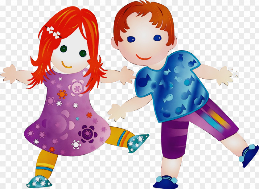 Child Art Toy Cartoon Doll Play PNG