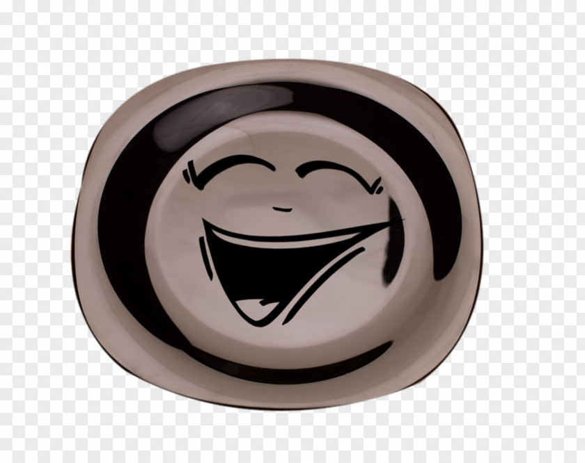 Creative Cartoon Smiley Face Plate PNG
