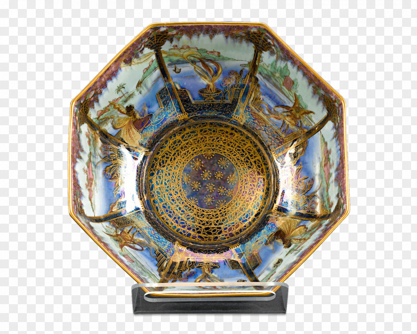 Moorish Patterns Ceramic Art Wedgwood Porcelain Bowl PNG