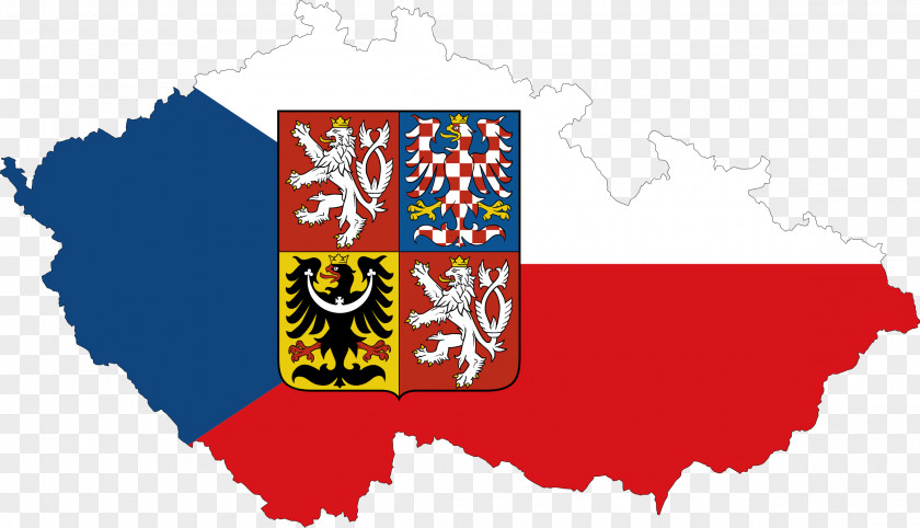 Republic Flag Of The Czech National Map PNG