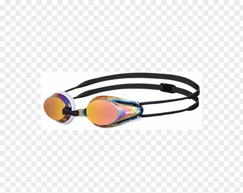 Swimming Arena Tracks Mirror Goggles Glasses PNG