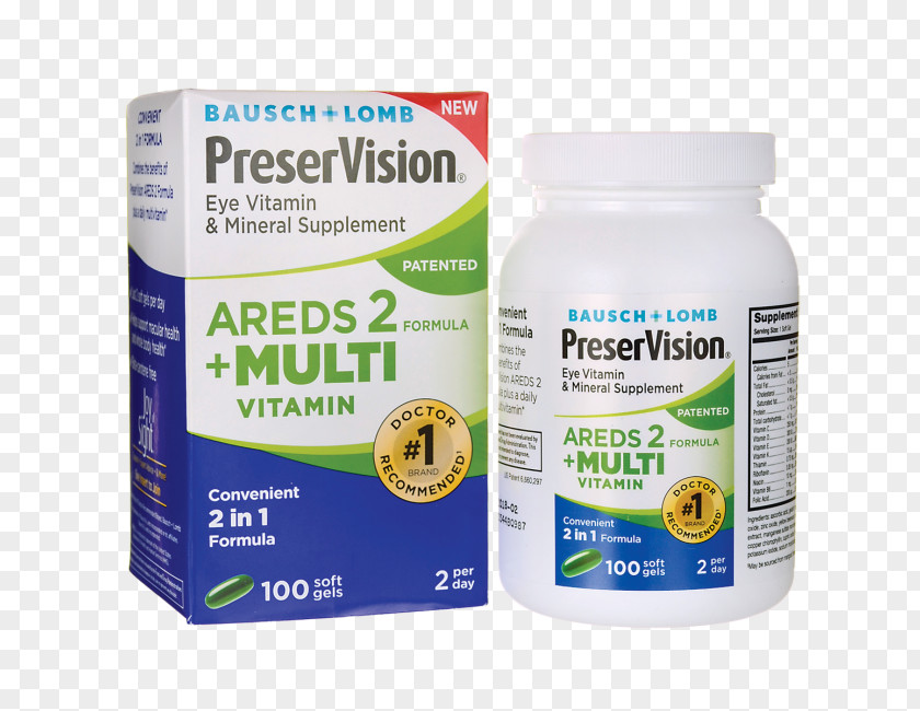 Vitamins Dietary Supplement Age-Related Eye Disease Study Bausch & Lomb Multivitamin PNG