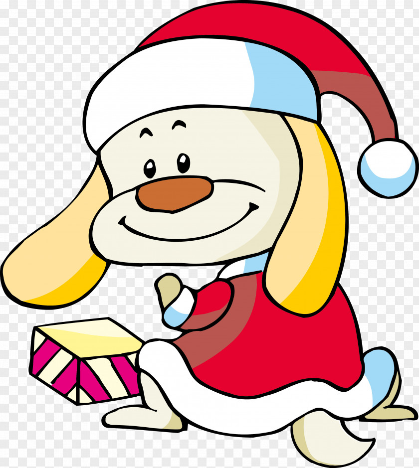 Dog Christmas Clip Art PNG