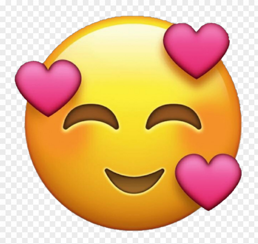 Emoji Emoticon Heart Love Sticker PNG