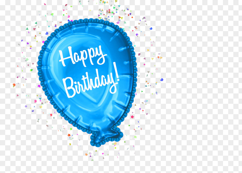 Happy Birthday Balloon Cake Wish Clip Art PNG