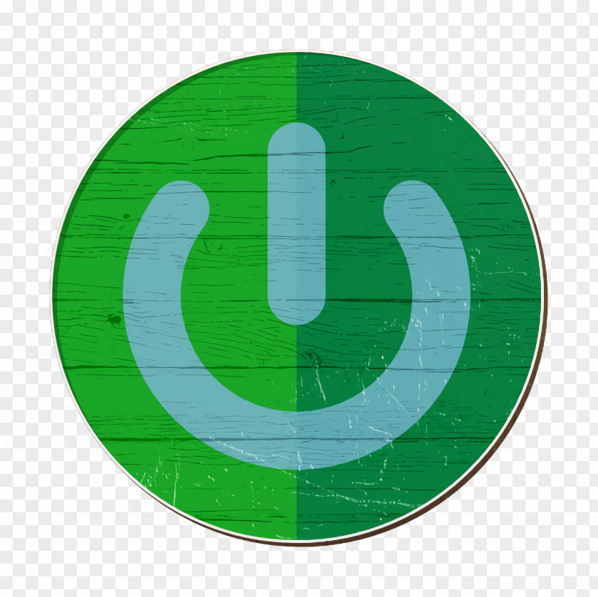 Power Icon Green House PNG