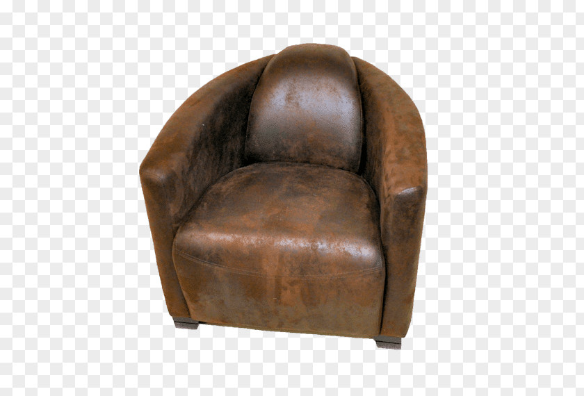 Sixties Club Chair Leather PNG