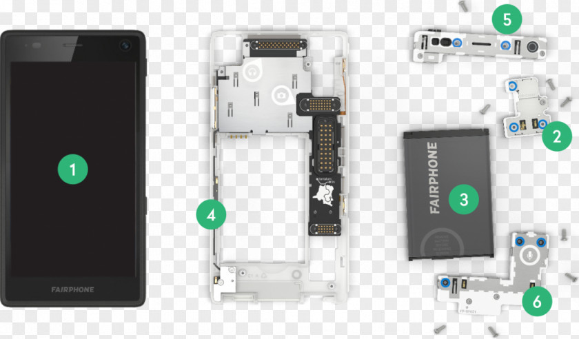 Smartphone Fairphone 2 Project Ara Phonebloks Modular PNG