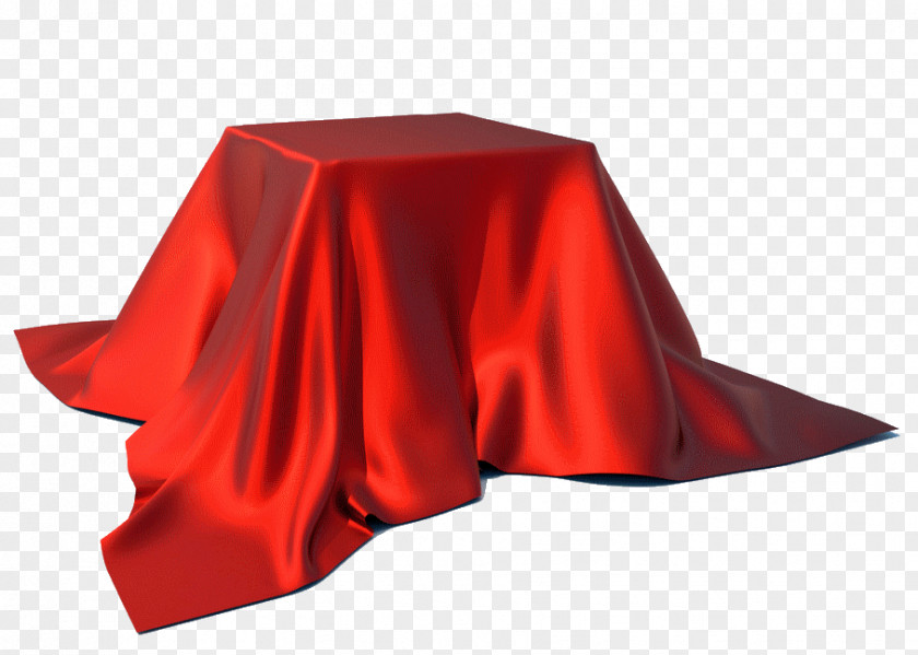 Table Tablecloth Textile Silk Red PNG