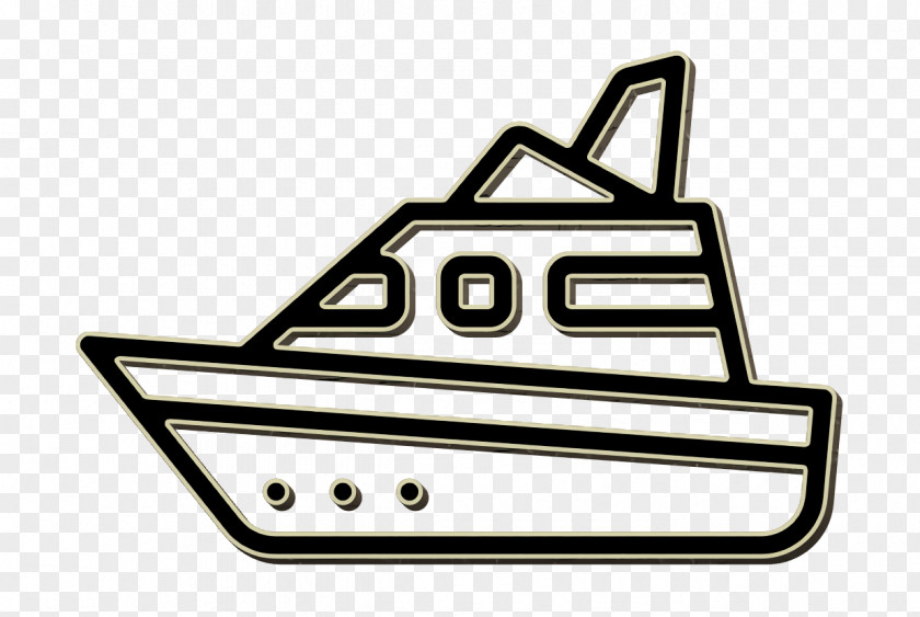 Transportation Icon Boat Yatch PNG
