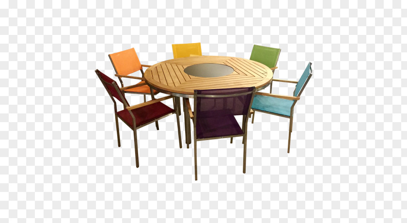 Table Chair Wicker Dining Room Furniture PNG