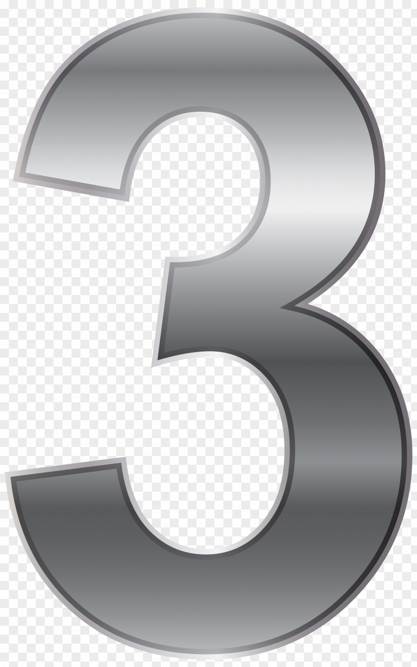 3D Number Symbol Clip Art PNG