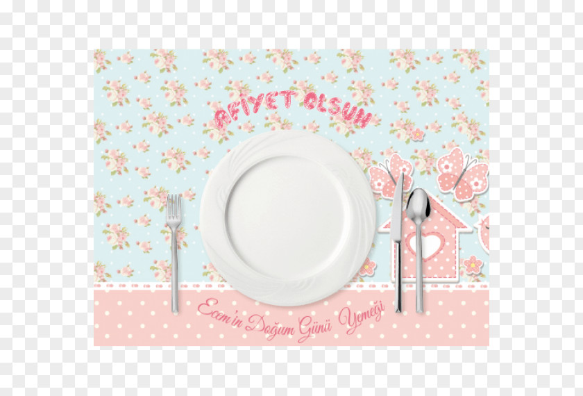 Birthday Place Mats Plate Porcelain Tableware PNG
