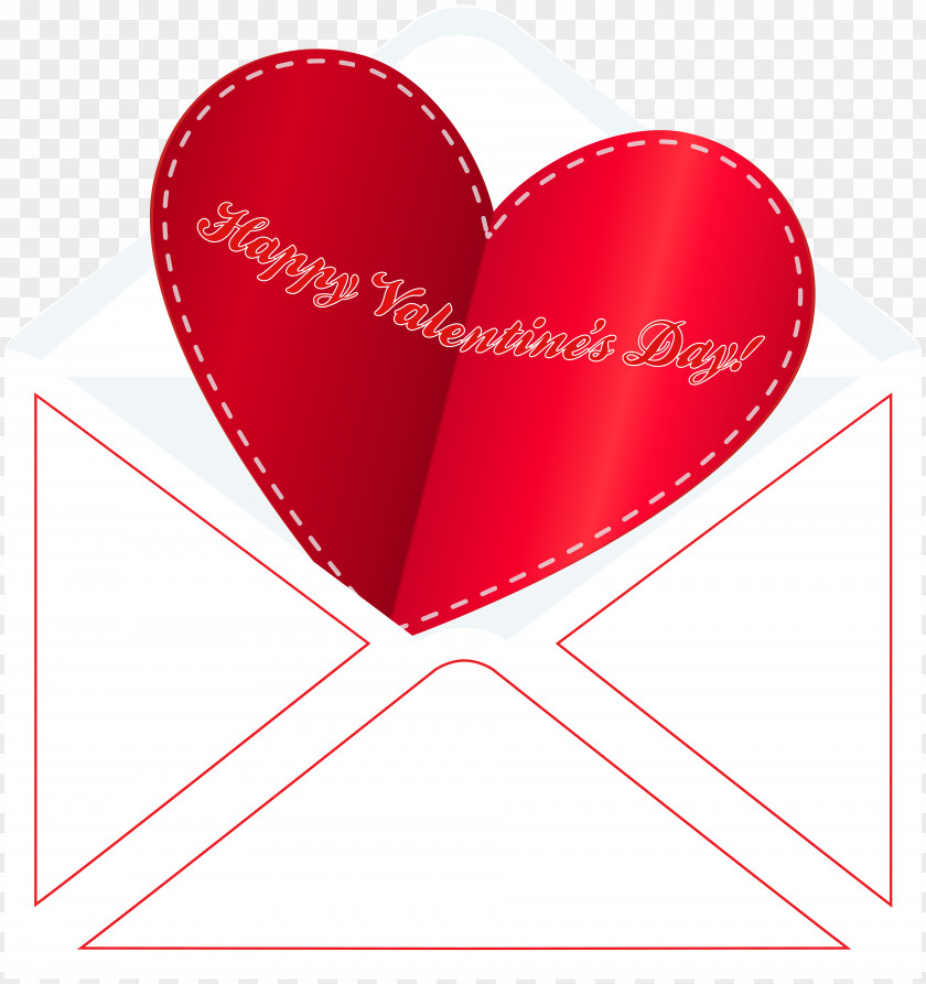 Happy Valentine's Day Envelope PNG Clip Art PNG
