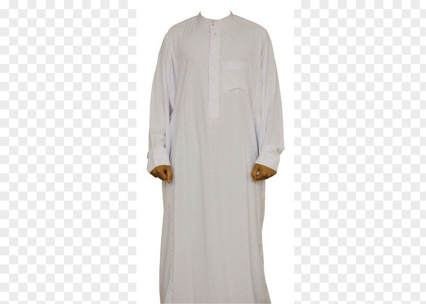 Qamis Djellaba Mecca White Abaya PNG