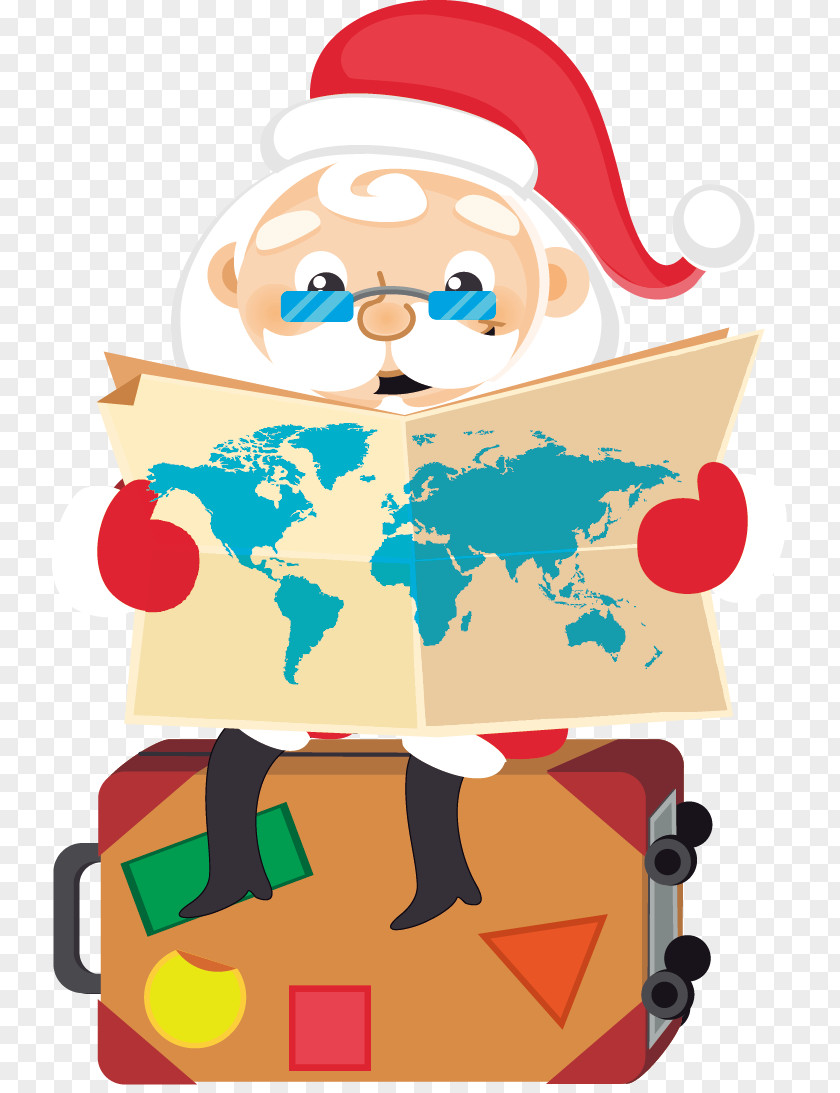 Reading Snowman Santa Claus Christmas Euclidean Vector PNG