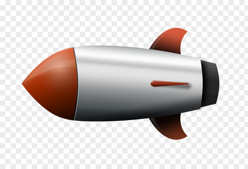Red Rocket Missile PNG