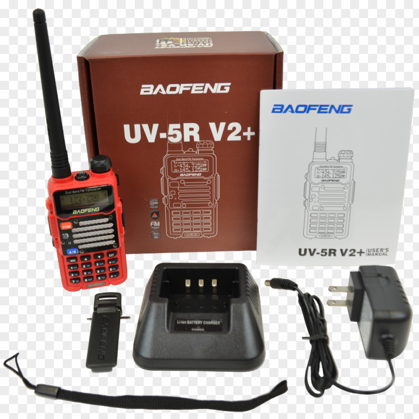 Two Way Radio Baofeng UV-5R V2+ UV-5R+ Transceiver UV-82 PNG