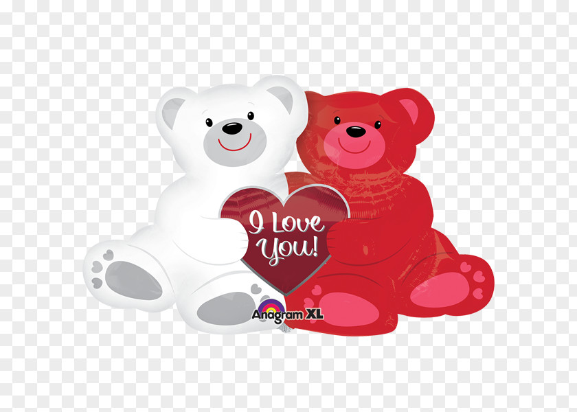 Balloon Toy Bear Aluminium Foil Valentine's Day PNG