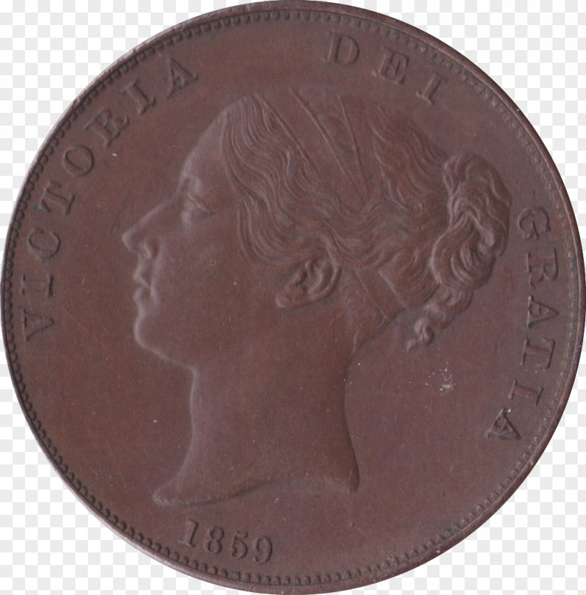Coin Medal Copper Brown PNG