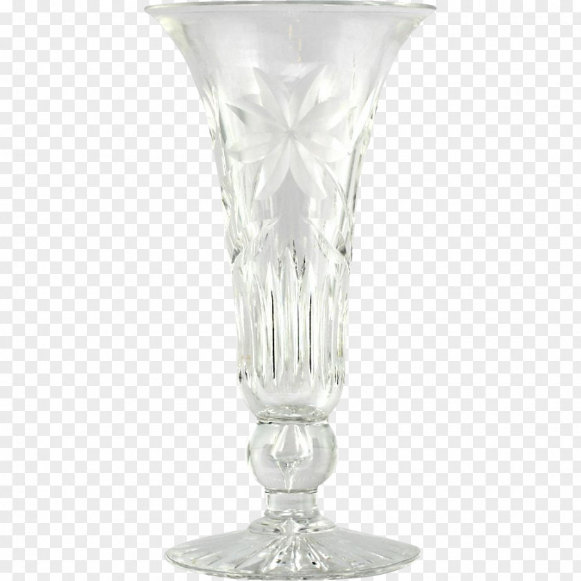 Flower Vase Waterford Crystal Glass Tableware Stemware PNG