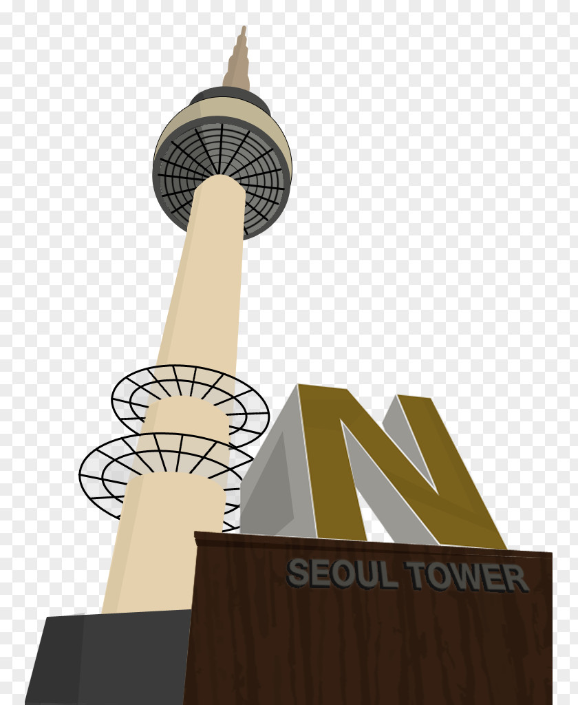 Namsan N Seoul Tower Landmark PNG