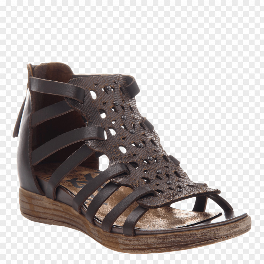 Sandal Shoe Slingback Leather Buckle PNG
