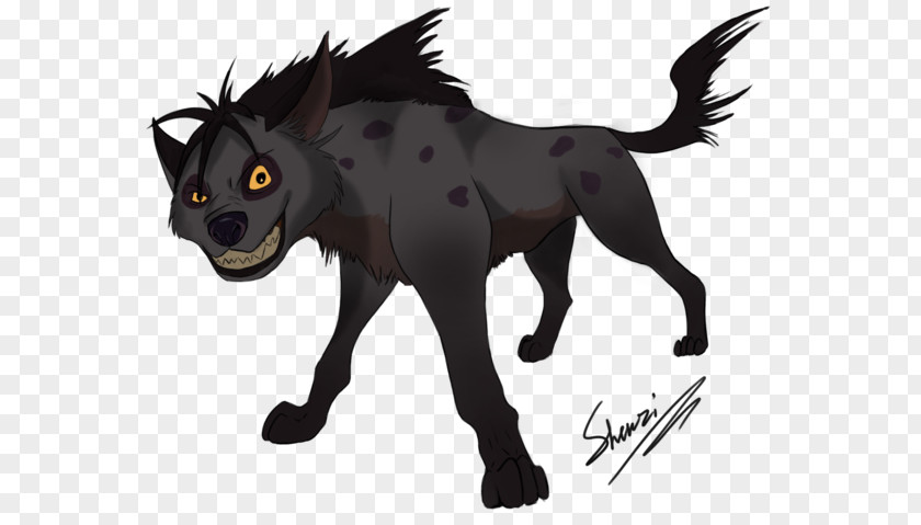 Shenzi Deviantart Black Cat Dog Mammal Paw PNG