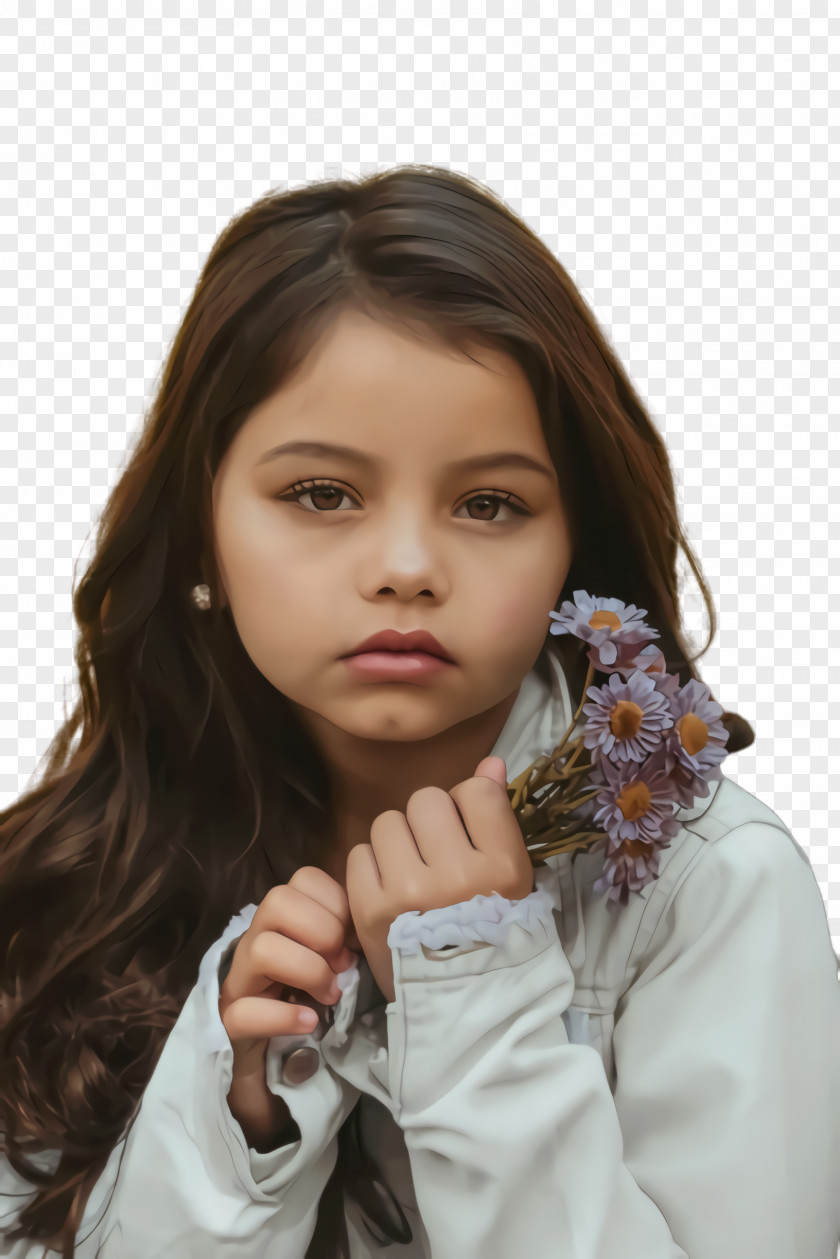 Step Cutting Neck Little Girl PNG
