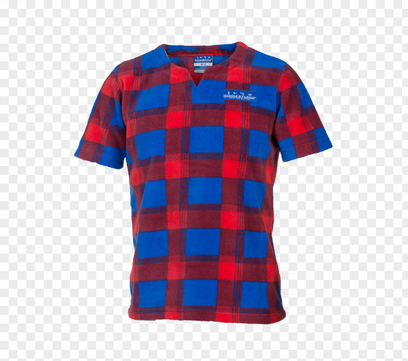 T-shirt Tartan Sleeve PNG