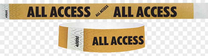 All Access Trendywristbands.com Tyvek PNG