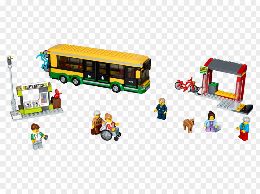 Bus LEGO 60154 City Station Interchange 60169 Cargo Terminal PNG