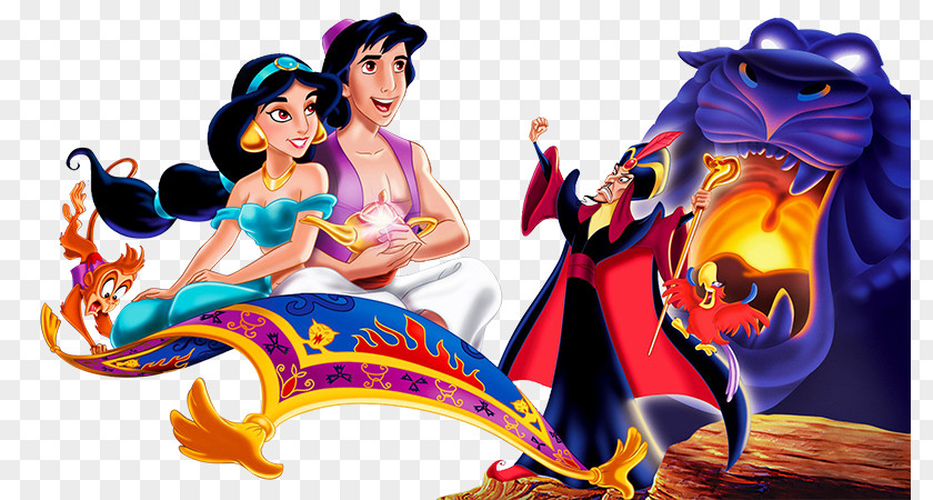 Cartoon Thousand And A Night Aladdin Princess Jasmine The Magic Carpets Of Genie PNG