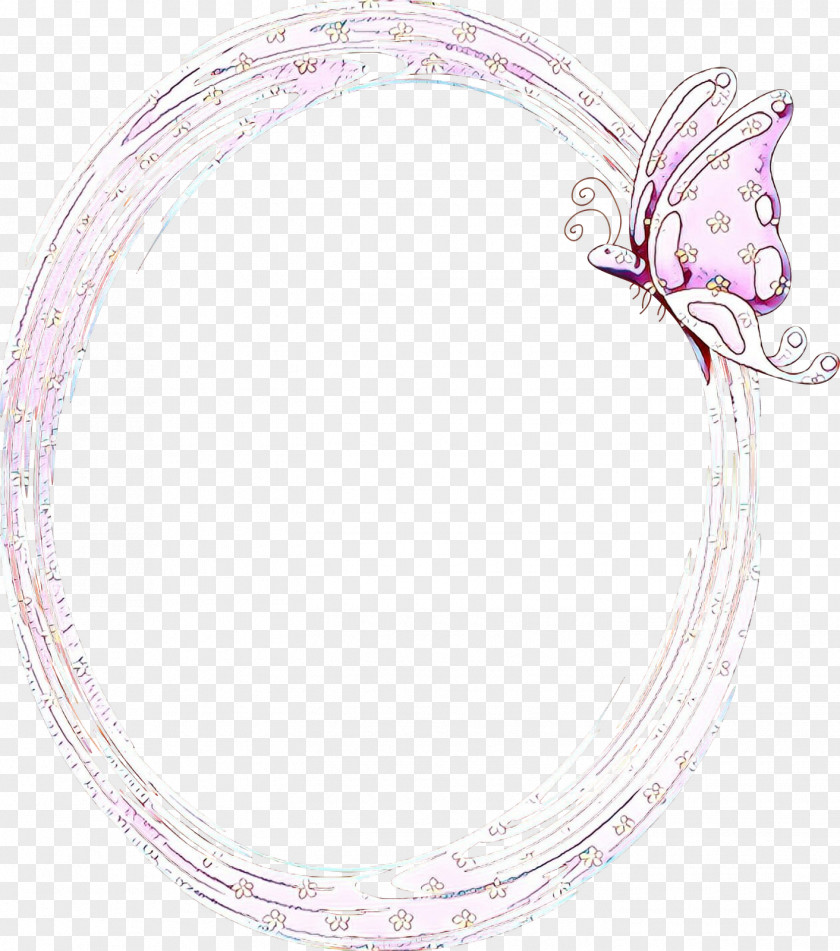 Ear Body Jewelry Pink Circle PNG