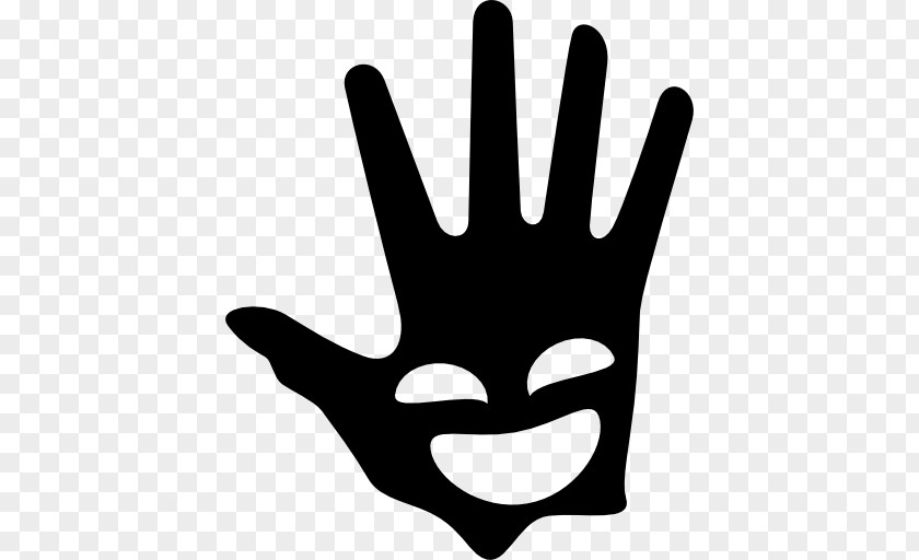 Hand Palm Smiley Emoticon Face PNG