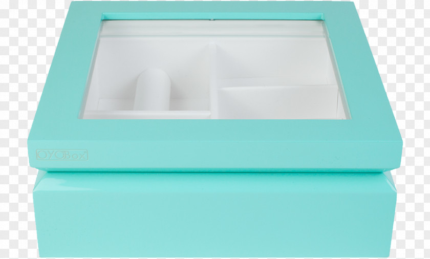 Jewellery Box Rectangle Turquoise PNG