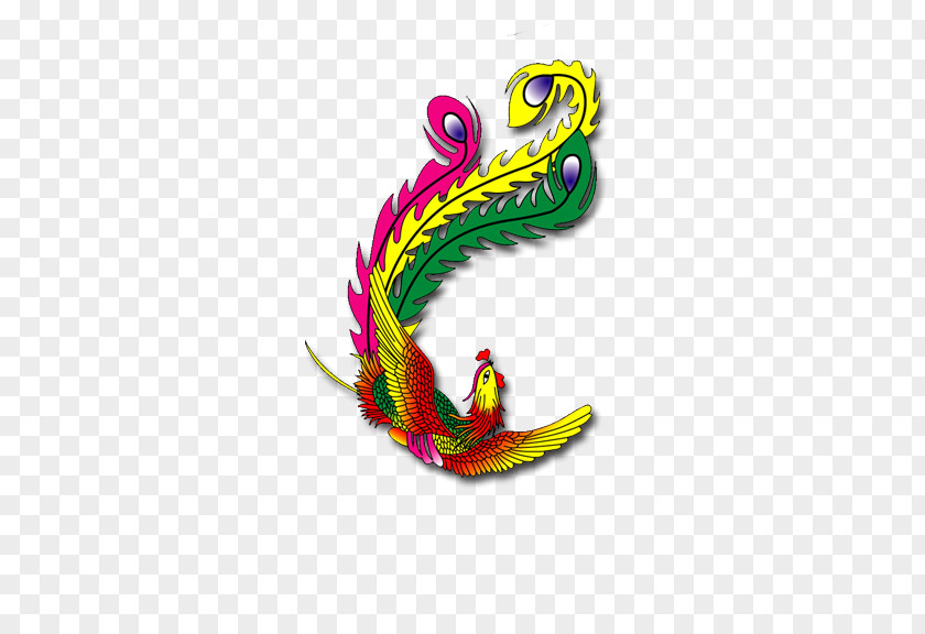 Multicolored Phoenix Arena Of Valor Fenghuang County Chinese Dragon U767eu9ce5u671du9cf3 PNG