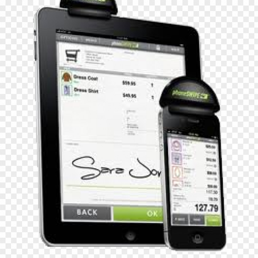 Smartphone Feature Phone Credit Card Payment Terminal PNG