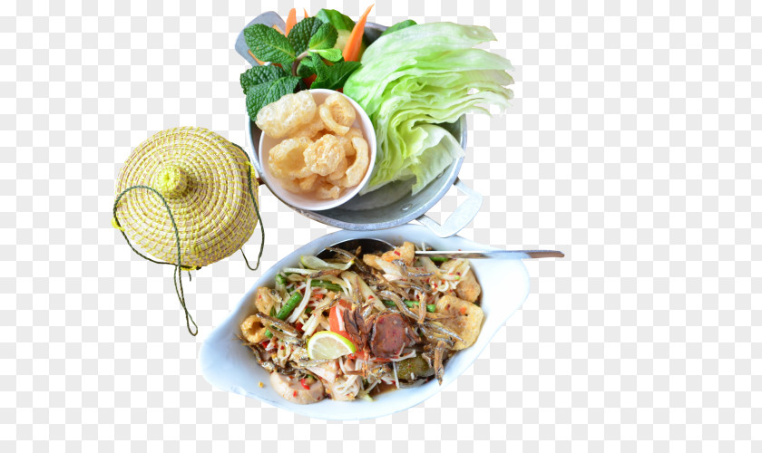 Thai Cuisine Green Papaya Salad Chicken Vegetarian PNG
